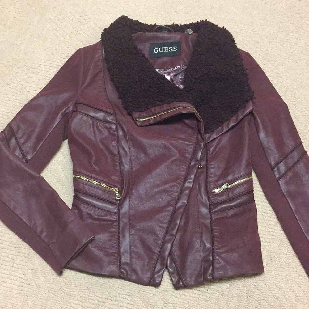 Guess maroon women’s coat